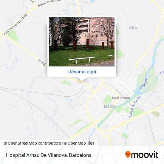 Mapa Hospital Arnau De Vilanova