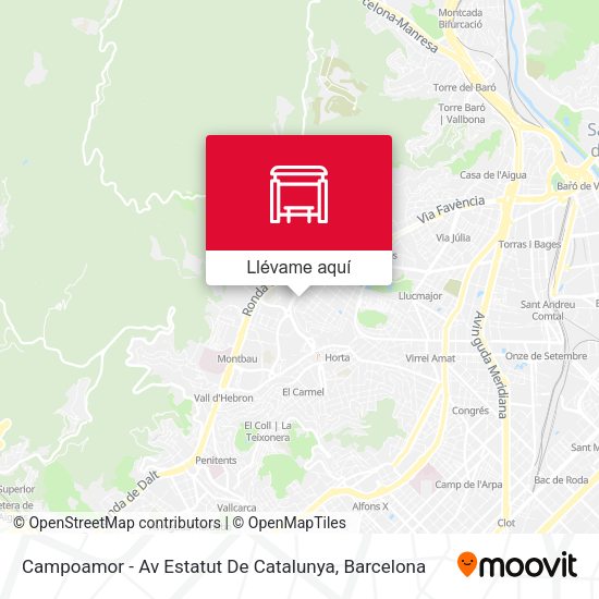 Mapa Campoamor - Av Estatut De Catalunya