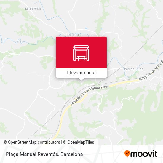 Mapa Plaça Manuel Reventós