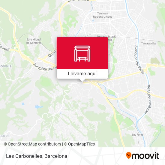 Mapa Les Carbonelles