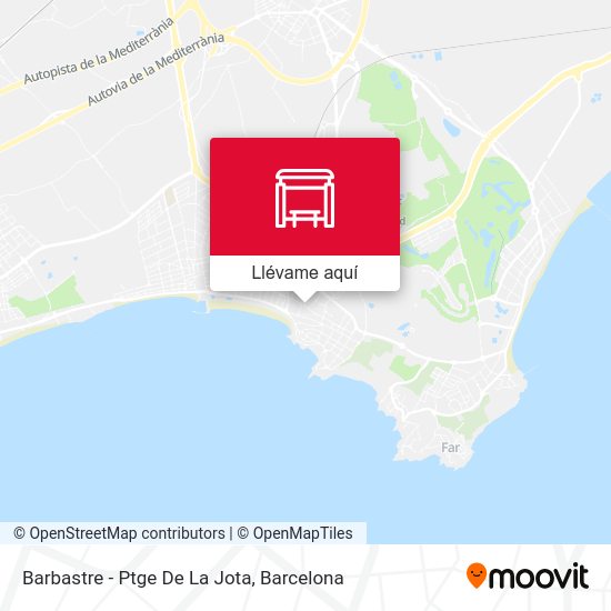 Mapa Barbastre - Ptge De La Jota
