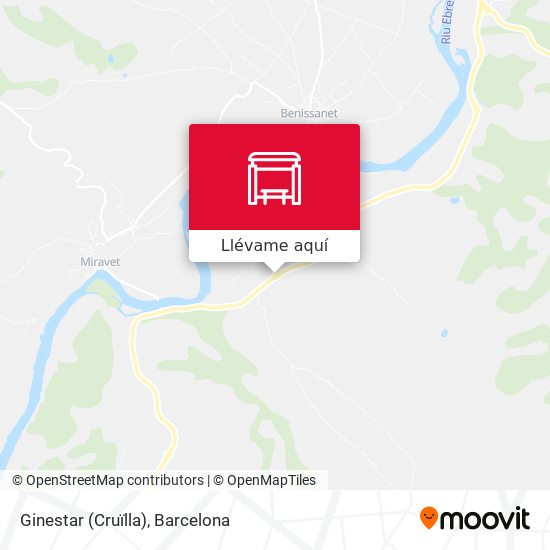 Mapa Ginestar (Cruïlla)