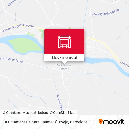 Mapa Ajuntament De Sant Jaume D'Enveja