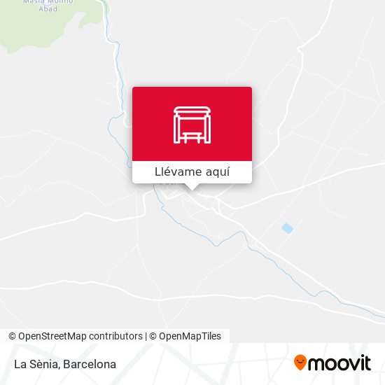 Mapa La Sènia