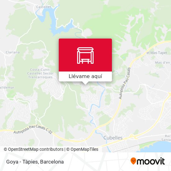 Mapa Goya - Tàpies