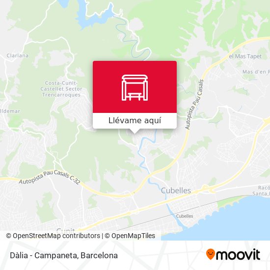 Mapa Dàlia - Campaneta