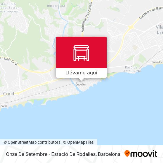 Mapa Onze De Setembre - Estació De Rodalies