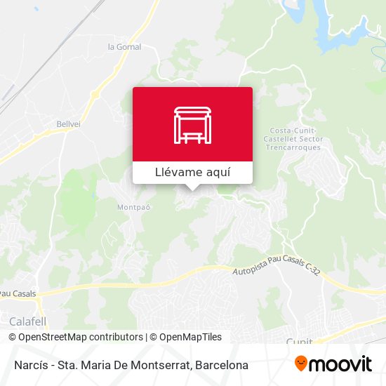 Mapa Narcís - Sta. Maria De Montserrat