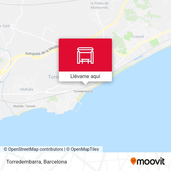 Mapa Torredembarra