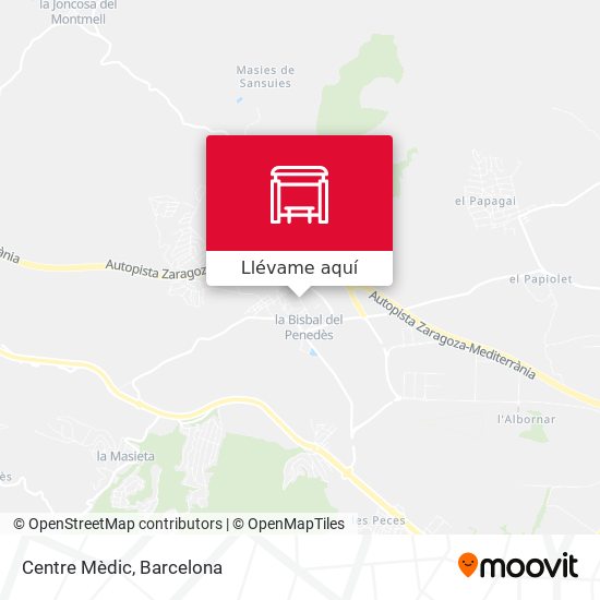 Mapa Centre Mèdic
