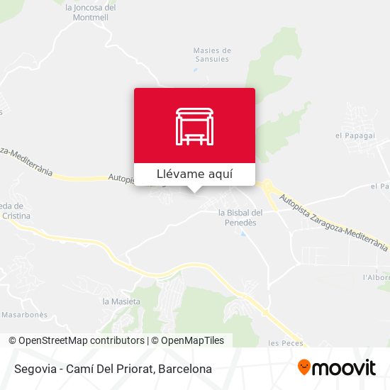 Mapa Segovia - Camí Del Priorat