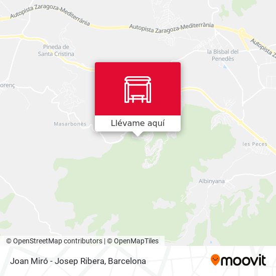 Mapa Joan Miró - Josep Ribera