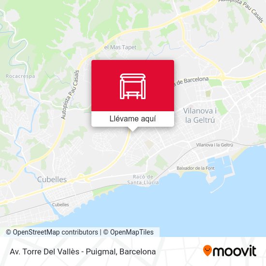 Mapa Av. Torre Del Vallès - Puigmal