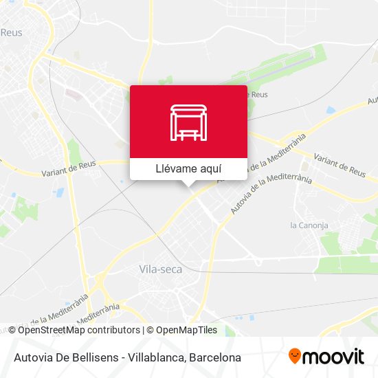 Mapa Autovia De Bellisens - Villablanca