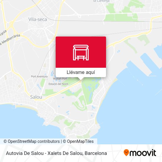 Mapa Autovia De Salou - Xalets De Salou