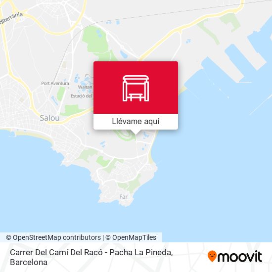Mapa Carrer Del Camí Del Racó - Pacha La Pineda