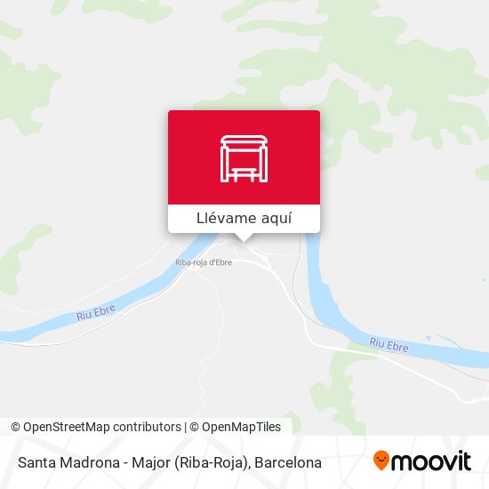 Mapa Santa Madrona - Major (Riba-Roja)