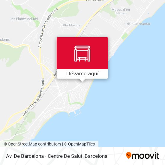 Mapa Av. De Barcelona - Centre De Salut