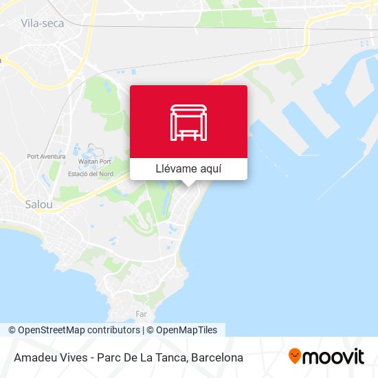 Mapa Amadeu Vives - Parc De La Tanca