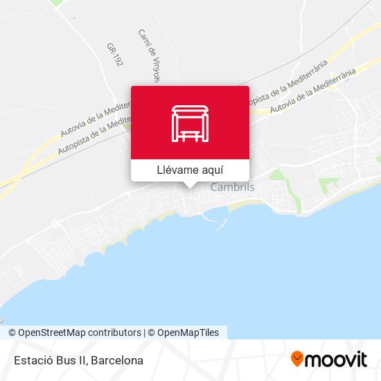 Mapa Estació Bus II