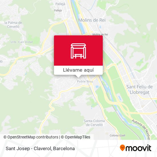 Mapa Sant Josep - Claverol