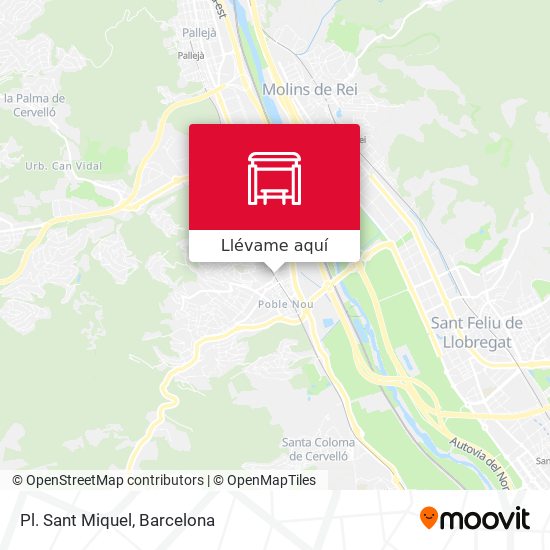 Mapa Pl. Sant Miquel