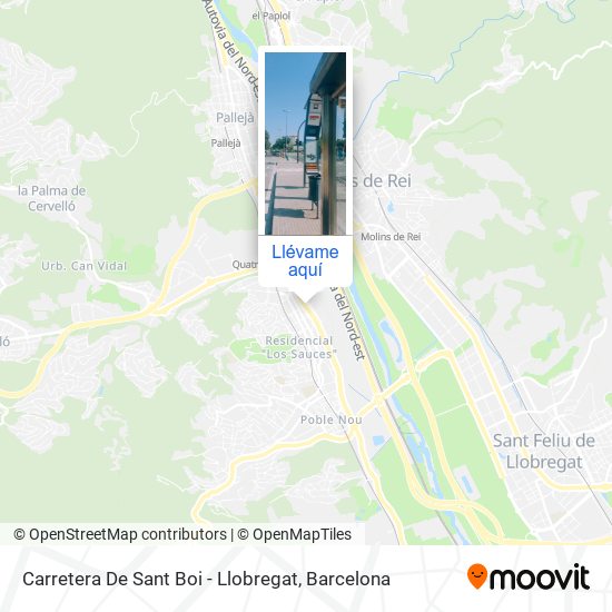 Mapa Carretera De Sant Boi - Llobregat