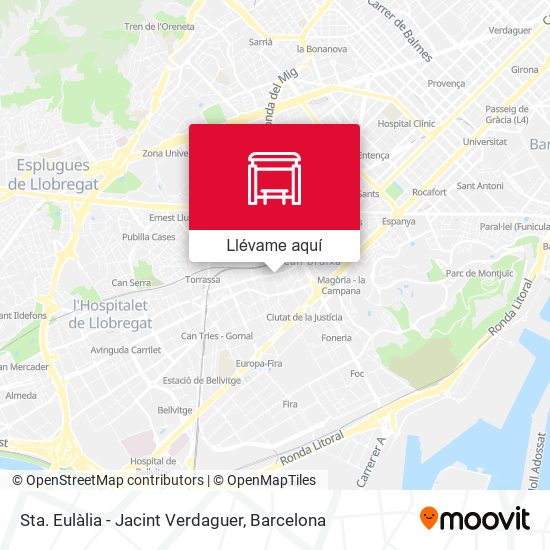 Mapa Sta. Eulàlia - Jacint Verdaguer