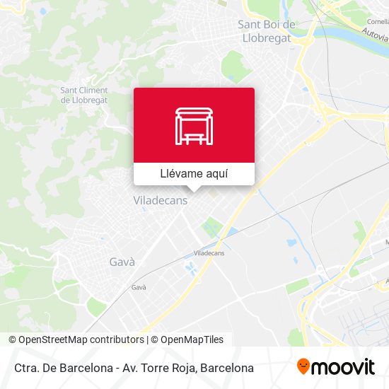 Mapa Ctra. De Barcelona - Av. Torre Roja