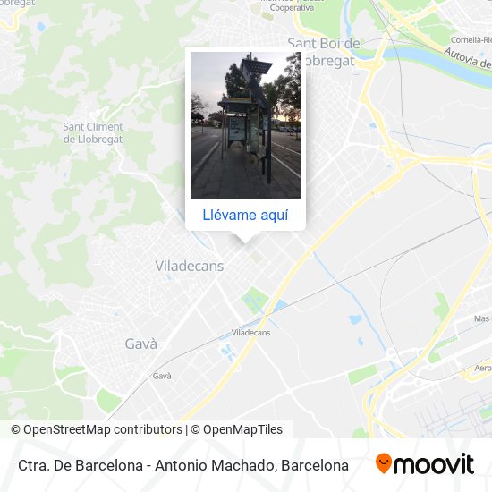 Mapa Ctra. De Barcelona - Antonio Machado