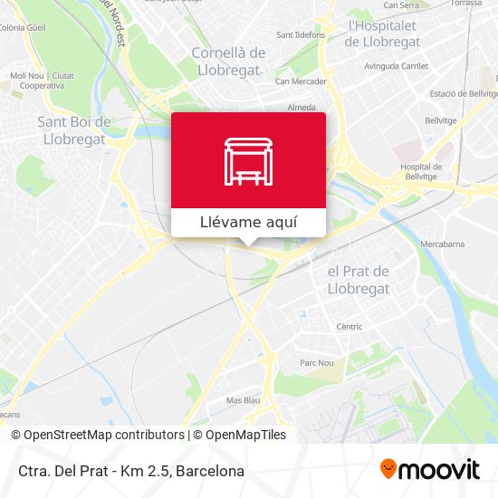 Mapa Ctra. Del Prat - Km 2.5