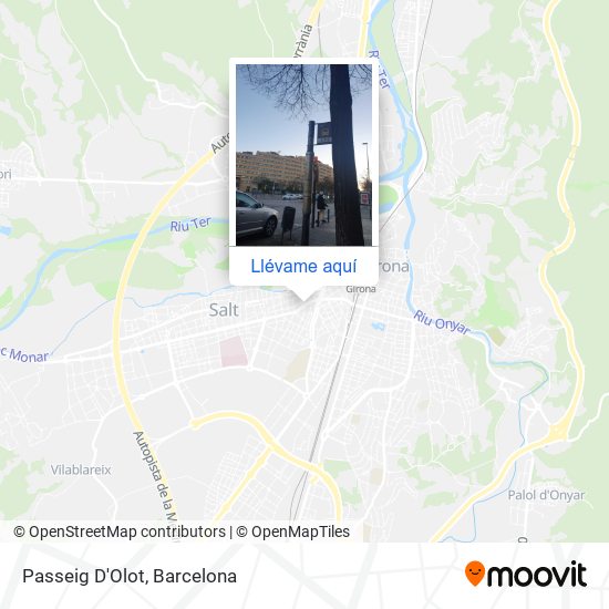 Mapa Passeig D'Olot