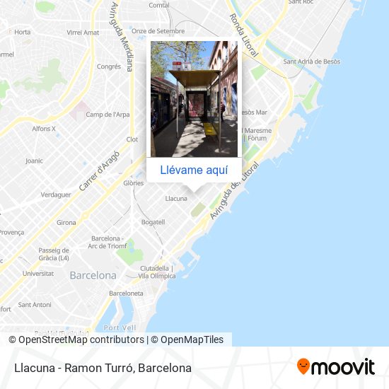 Mapa Llacuna - Ramon Turró