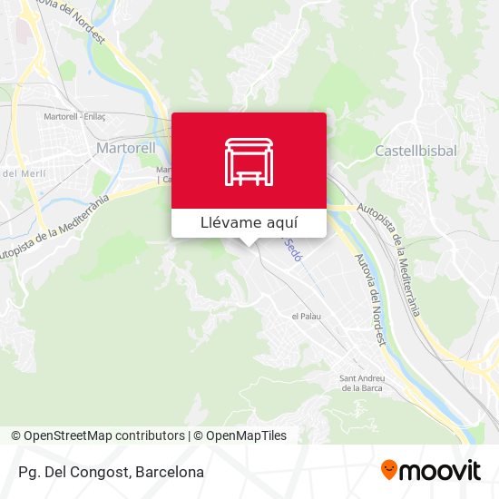 Mapa Pg. Del Congost