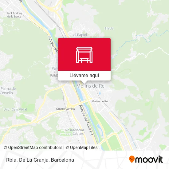 Mapa Rbla. De La Granja