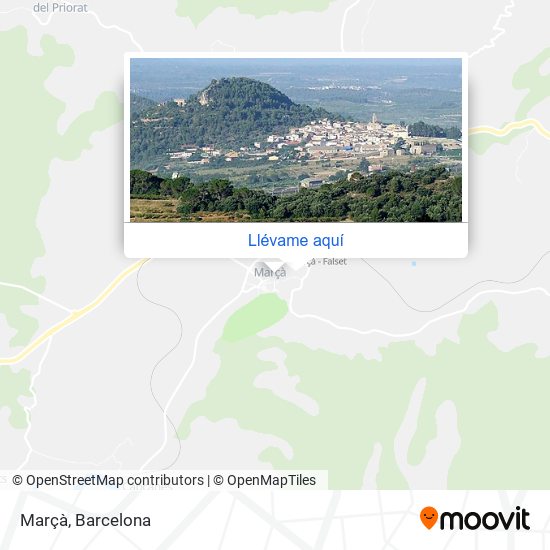 Mapa Marçà