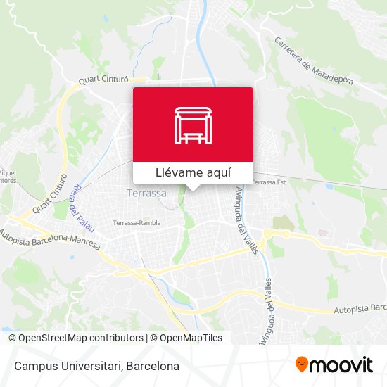 Mapa Campus Universitari