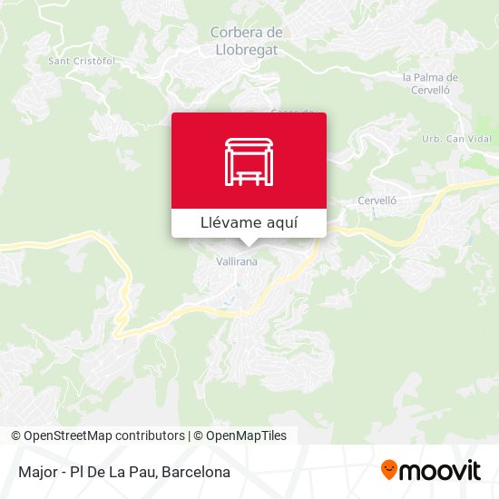 Mapa Major - Pl De La Pau