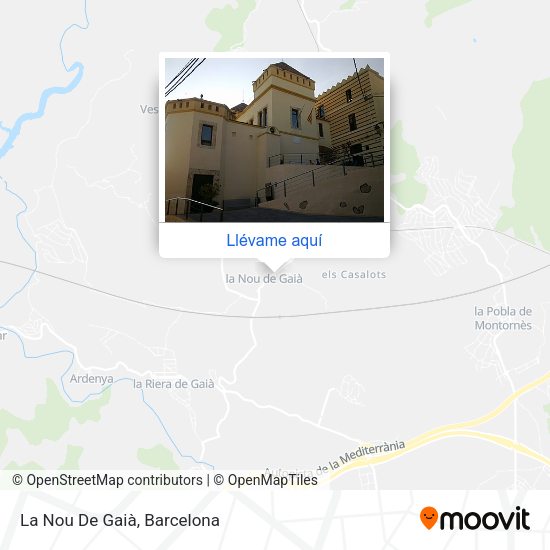 Mapa La Nou De Gaià