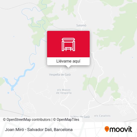 Mapa Joan Miró - Salvador Dalí