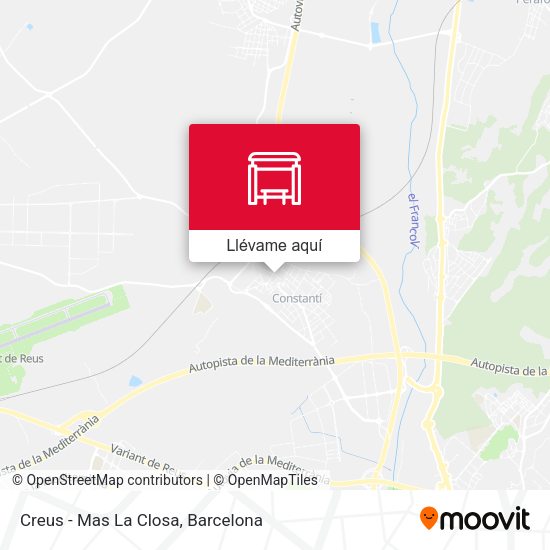 Mapa Creus - Mas La Closa