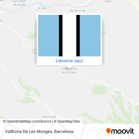 Mapa Vallbona De Les Monges