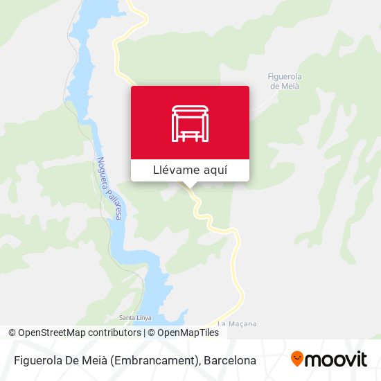 Mapa Figuerola De Meià (Embrancament)