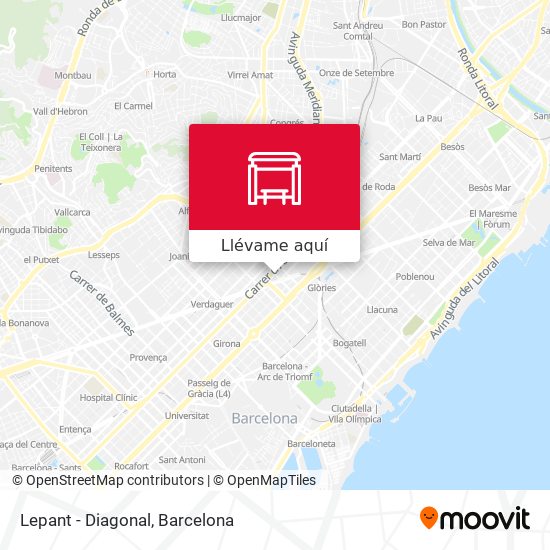 Mapa Lepant - Diagonal