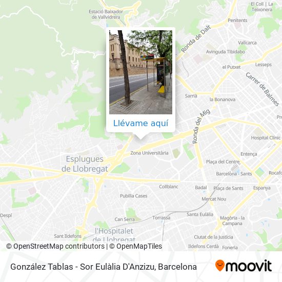 Mapa González Tablas - Sor Eulàlia D'Anzizu