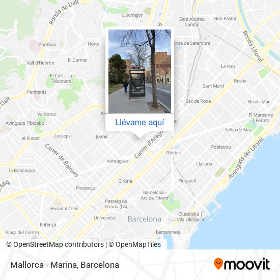 Mapa Mallorca - Marina