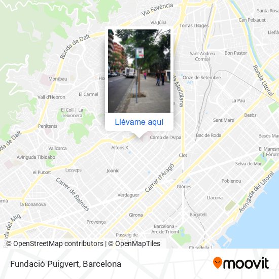 Mapa Fundació Puigvert