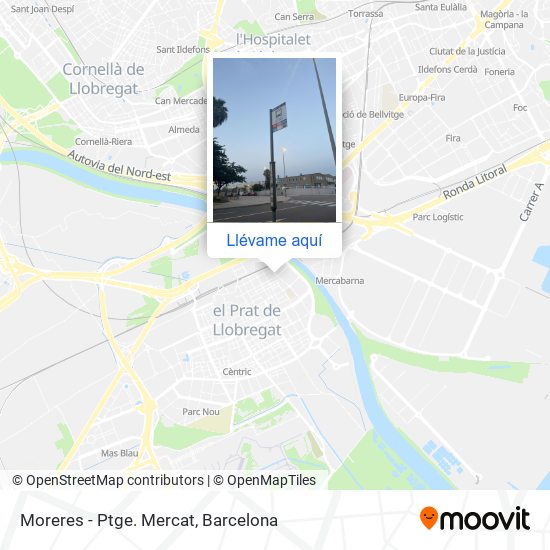 Mapa Moreres - Ptge. Mercat
