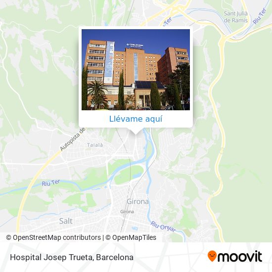 Mapa Hospital Josep Trueta