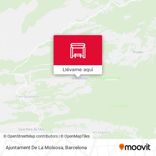 Mapa Ajuntament De La Molsosa